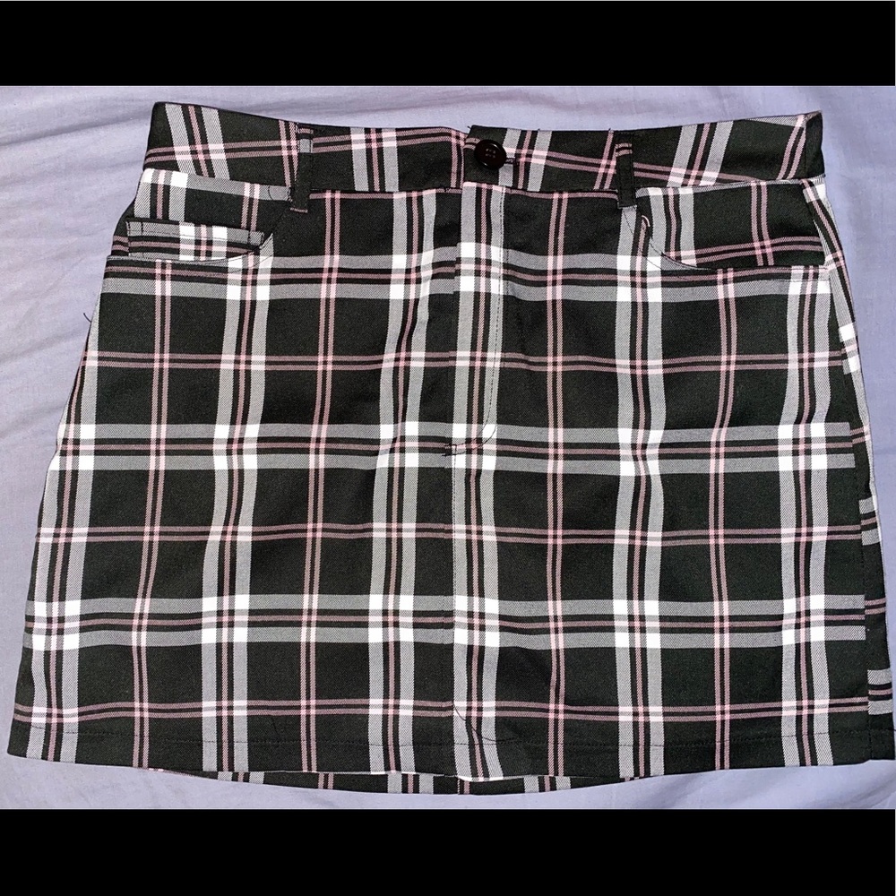 Plaid Mini Skirt